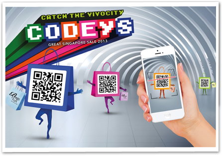 Experimental VivoCity Codeys campaign brings QR codes to life in Singapore