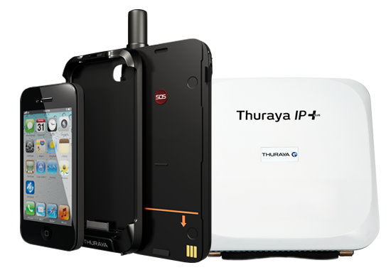 THURAYA launched its new line of satellite products with the iPhone SATSLEEVE and IP+ in Asia