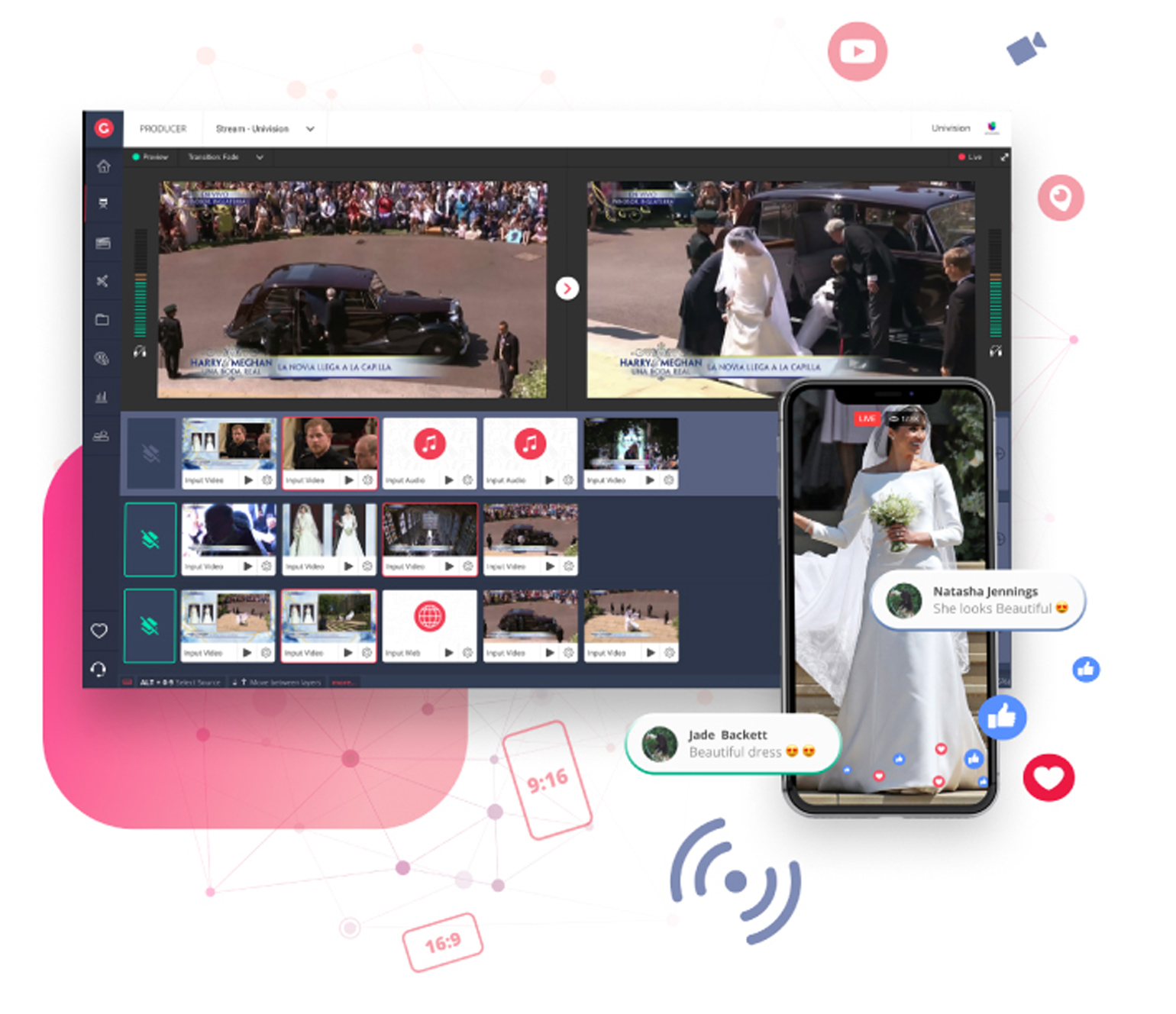 Grabyo launched frame-accurate camera switching and ad replacement to live cloud production 
